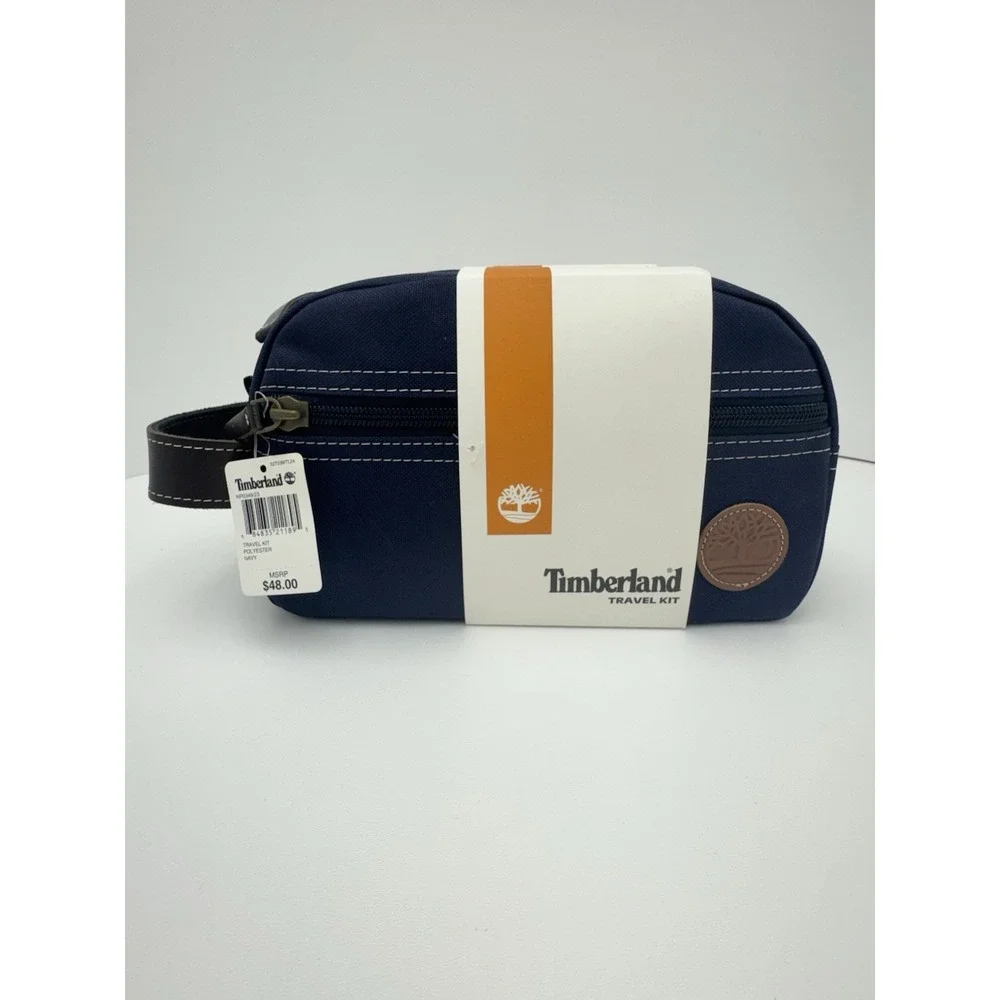 Timberland Men Travel Kit Core Canvas Navy Blue